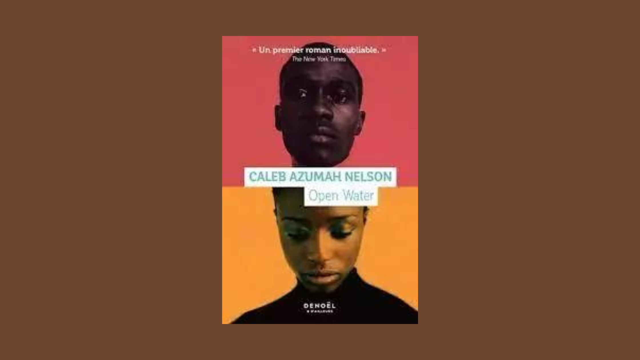 Photo du livre Open Water de Caleb Azumah Nelson, roman sur l’amour, la masculinité noire et l’identité