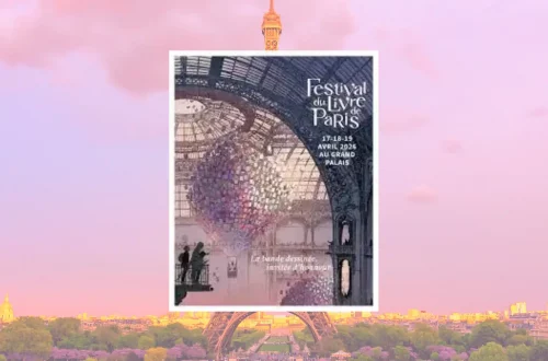 Affiche du Festival du Livre de Paris 2026, avec la polémique autour de Amazon.