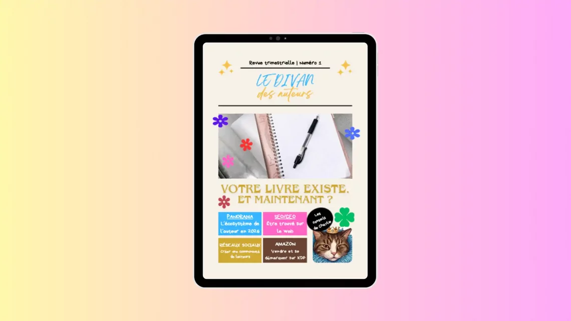 Le Divan des Auteurs — Numéro 1 | Magazine trimestriel de stratégie marketing pour auteurs indépendants.
