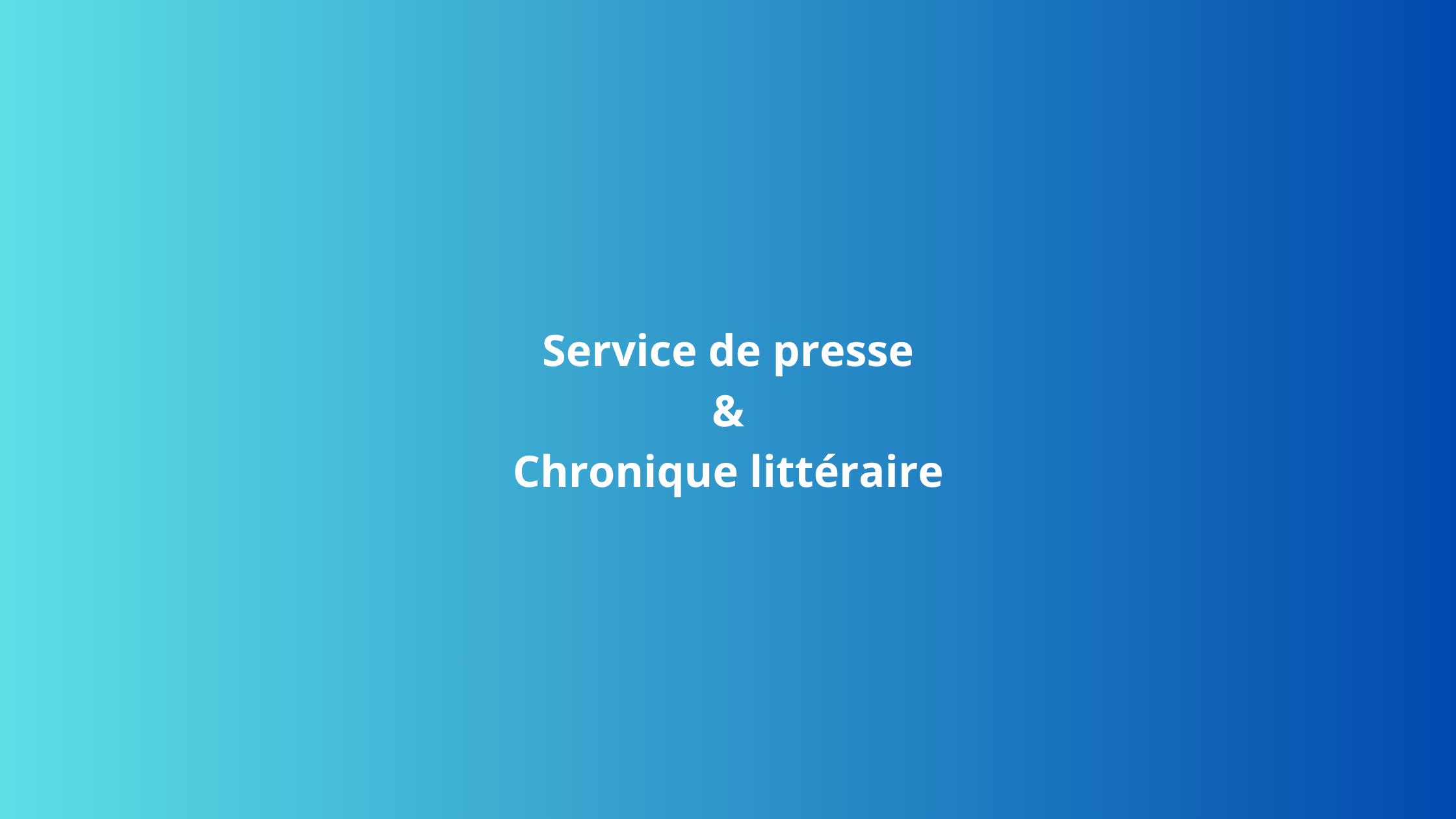 Service de presse littéraire et chronique littéraire, proposé par Charlène Malandain, la psy des auteurs et blogueuse littéraire professionnelle.