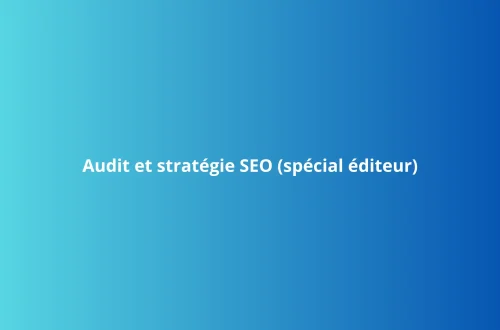 Stratégie et audit SEO pour maison d'édition : service de Charlène Malandain, rédactrice web pour éditeurs.